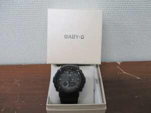 CASIO wristwatch BABY-G BGA-280 lady's black super-discount 1 jpy start 