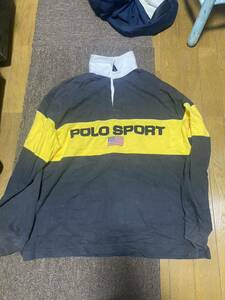 polo sport ラガーシャツ　90sポロシャツ 