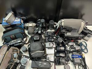 [ large amount summarize ] camera lens accessory Canon Olympus Sony Konica Minolta Pentax etc. Junk 1 jpy start 