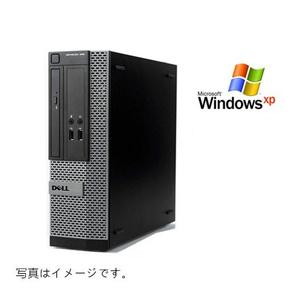 中古パソコン デスクトップ マイクロソフトOffice Personal 2010付 Windows XP/DELL Optiplex シリーズ Core i3搭載/メモリ4GB/500GB/DVD