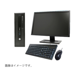 中古パソコン デスクトップ 22型液晶セット Windows 10 HP ProDesk 600 G1 or 800 G1 Core i5 第四世代4570 3.2G～ メモリ4G HDD500GB