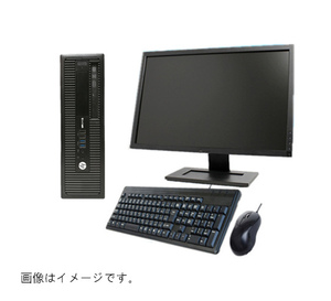 中古パソコン デスクトップ 22型液晶セット Office付 Windows 10 HP ProDesk 600 G1 Core i5 第四世代4570 3.2G～ メモリ4G 新品SSD480GB