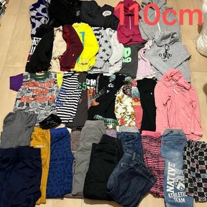 男の子子供服 110cmアウター　WASK他　アウター多数　トレーナー　長袖半袖Tシャツ　半ズボン長ズボン　半袖肌着　春夏秋冬