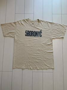 5BORO NYC ヴィンテージTシャツ / ベージュ / Lサイズ