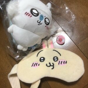 ちいかわ ぬいぐるみS モモンガ もちぷち うさぎ　ガチャ　缶バッジ