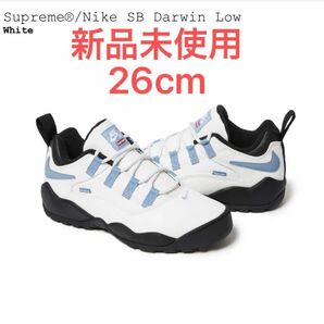 Supreme × Nike SB Darwin Low White