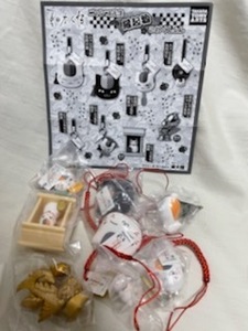 * TAKARATOMY A.R.T.S Takara Tommy a-tsu Natsume's Book of Friends nyanko. raw .. thing this comb ..8 piece set present condition goods 