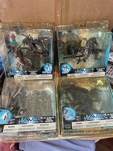 * McFARLANE TOYSmak мех Len игрушки AVP фигурка Чужой VS Predator PLAYSETS Play комплект фигурка 4 шт текущее состояние нераспечатанный 