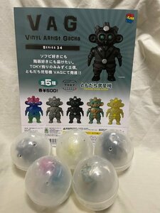 ◎ MEDICOMTOY メディコムトイ VAG SERIES34 TOKY ともだち弐号機 全5種 セット 未開封 フィギュア