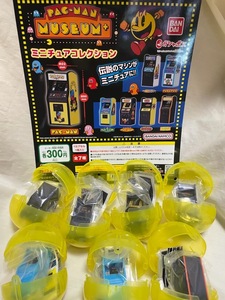 ◎ BANDAI バンダイ PACMAN MUSEUM+ パックマン ミニチュアコレクション 7個セット 未開封