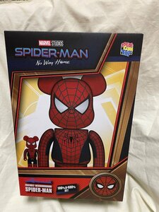 ◎ MEDICOMTOY メディコムトイ BE@RBRICK ベアブリック FRIENDLY NEIGHBORHOOD SPIDER-MAN 100% & 400% No Way Home スパイダーマン 未開封