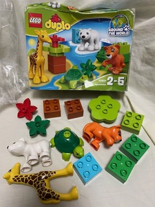 ◎ LEGO レゴ duplo デュプロ 世界のどうぶつ 10801 どうぶつのあかちゃん フィギュア 現状品