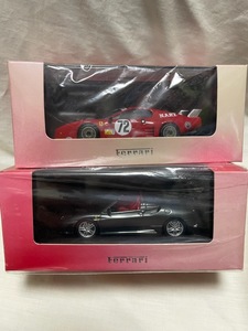 ◎ iXO HOT WHEELS ホットウィール 1/43 Ferrari フェラーリ Le Mans 1982 ルマン BB512 72 + F430 Spider Silver 2005 2台セット 現状品