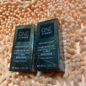 ONE BY KOSE ワンバイコーセー メラノショット 薬用美白美容液 付けかえ用　40ml 2個　未使用　