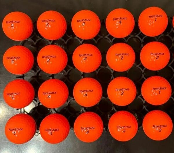 ロストボール カラー オレンジ ツアーステージ　エクストラディスタンス　20球