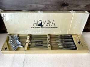 未使用 送料無料 HONMA ホンマ LB-708ゴールド 4星 金モグラ アイアン 10本 セット 3-11番 + SW フレックスR デッドストック 保管品