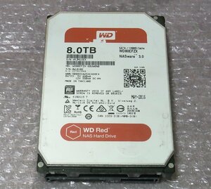 B39551 O-05203 WD WD80EFZX 3.5インチ HDD 8TB 判定正常