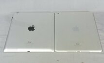 B39477 O-02305 Apple iPad Air Wi-Fiモデル MD788J/A / iPad4 MD513J/A 2台セット ジャンク_画像2