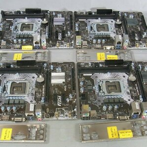 B39451 O-04270 MSI H110M PRO-VH LGA1151 マザーボード 4枚セット ジャンクの画像1