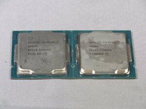 B39437 O-03027 intel Celeron G5900 G5905 LGA1200 CPU 2個セット 動作品