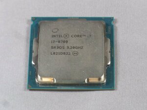 B39570 O-05116 intel Core i7-8700 SR3QS LGA1151 CPU 動作品