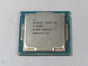 B39572 O-03026 intel Core i5-8500 SR3XE LGA1151 CPU operation goods 