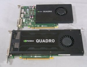 B39398 O-03221 NVIDIA Quadro K4000 K2200 2個セット ジャンク