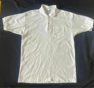 レディース　半袖　ポロシャツ　白　L〜LL（XL）体操服　トレーニング　 ホワイト