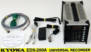 LT50629●KYOWA/共和電業 EDX-200A UNIVERSAL RECORDER ユニバーサルレコーダ【返品保証なし】