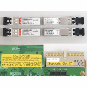 35629◆Anritsu MU120122A Supports Opt.17 ギガビットイーサネットモジュール G0181A×2 G0182A×2【返品保証あり】の画像3