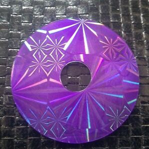 アケコン 和柄 紫 ディスクカバー セイミツ工業 アーケード コントローラ RAP