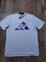 【新品特価!定価4400円が55％OFF!】アディダス adidas 半袖機能Tシャツ M HIIT グラフィック Tシャツ IB7920 /パープル/2/サイズL_画像3