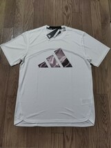 【新品特価!定価4400円が55％OFF!】アディダス adidas 半袖機能Tシャツ M HIIT グラフィック Tシャツ IB791/ホワイト/サイズL_画像1