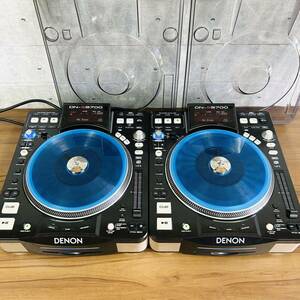 [ free shipping ] DENON Denon ten on DJ CD player DN-S3700 CDJ 2009 year made dust with cover 2 pcs. set [ present condition goods ]
