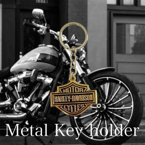 HARLEY DAVIDSON メタル キーホルダー ハーレーダビッドソン アクセサリー グッズ 用品 アメリカン バイク ローライダー キーリング