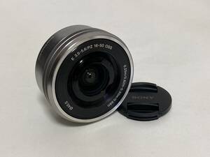 SONY E PZ 16-50mm F3.5-5.6 OSS SELP1650 silver E mount power zoom zoom lens 
