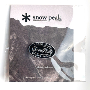 国内送料無料！スノーピーク ピンバッチ トレードマークロゴ★snow peak pin batch logo バッヂ バッジ