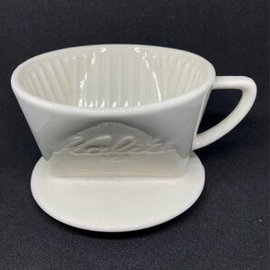 カリタ Kalita コーヒー ドリッパー 陶器製 1~2人用 ホワイト 101 ／ マキシム MAXIM 陶器製計量スプーン付き