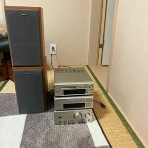 現状品★ONKYO　オンキョー　MD-105X-A-905X/C@T-405X D-062AXミニコンポ