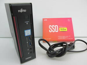 ◆新品SSDで快適動作◆Fujitsu製 Q558/B 2019年出荷モデル Windows11 新品SSD512GB◆