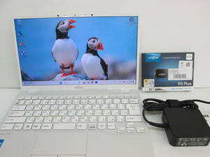 ◆新品SSDで快適動作◆Fujitsu製 UH08/E3 2022年出荷モデル Windows11 新品M.2SSD 1TB◆