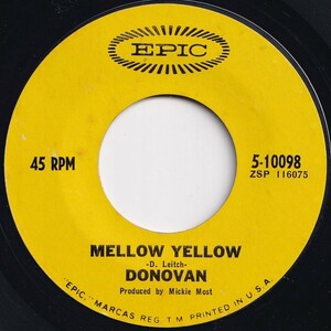 Donovan Mellow Yellow / Sunny South Kensington Epic US 5-10098 206674 ROCK POP ロック ポップ レコード 7インチ 45