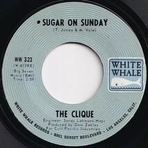 Clique Sugar On Sunday / Superman White Whale US WW 323 206685 ROCK POP ロック ポップ レコード 7インチ 45_画像1