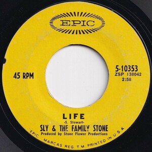 Sly & The Family Stone Life / M'Lady Epic US 5-10353 206687 SOUL FUNK ソウル ファンク レコード 7インチ 45