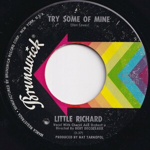 Little Richard Try Some Of Mine / She's Together Brunswick US 55362 206704 SOUL ソウル レコード 7インチ 45
