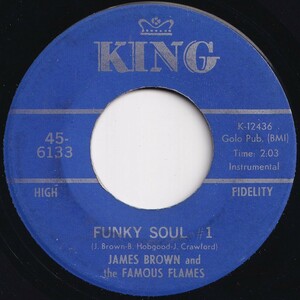 James Brown Funky Soul #1 / The Soul Of J.B. King US 45-6133 206708 SOUL FUNK ソウル ファンク レコード 7インチ 45