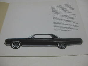 64 year Pontiac large size thickness . English catalog 