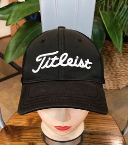 Titleist／タイトリスト／メッシュキャップ／ブラック／メンズフリーサイズ(約58〜61㌢)