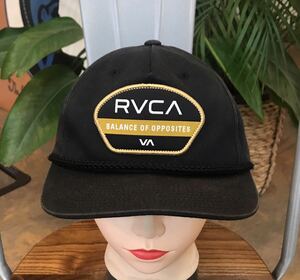 RVCA／スナップバックキャップ／ブラック系／メンズフリーサイズ