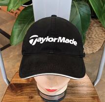 TaylorMade／テーラーメイド／ゴルフキャップ／ブラック／表示58㌢フリーサイズ_画像1